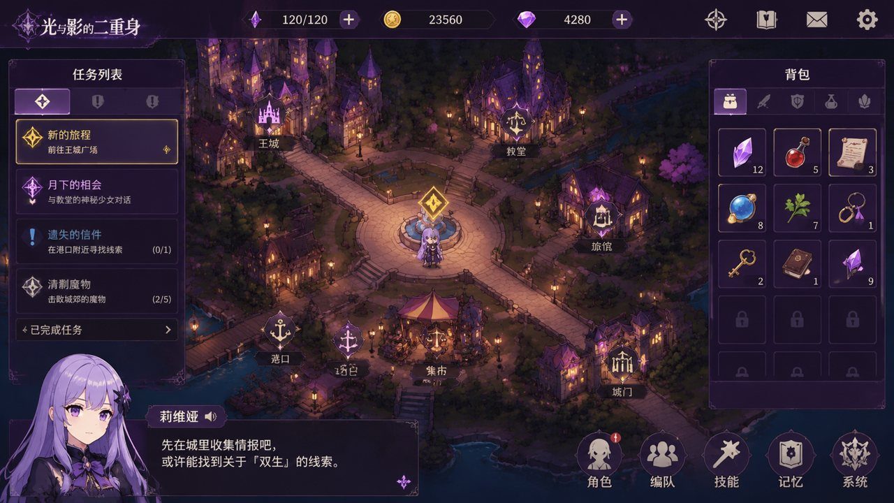 光与影的二重身 攻略要点 场景图 2