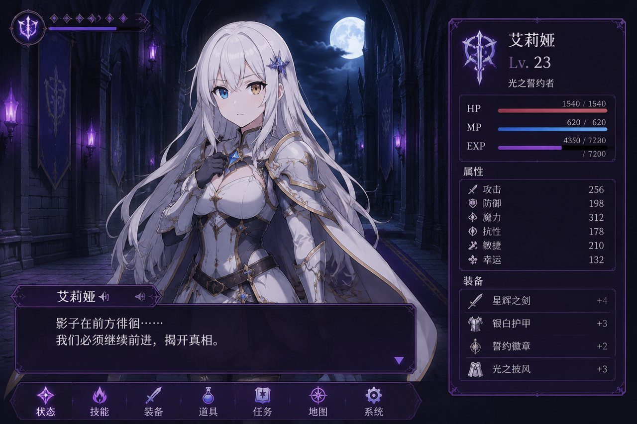 光与影的二重身 剧情互动 画面 1
